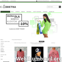 Sklep internetowy z odzieżą nową i używaną, second hand, ubranka dla dzieci ./_thumb/e-modetka.pl.png