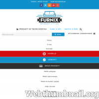 Internetowy sklep meblowy Furnix oparł swoją ofertę o kilka prostych zasad. Przede wszystkim stawiamy na pierwszym miejscu oczekiwania naszych Klientów, co pociąga za sobą konieczność wyboru mebli pokojowych, do sypialni etc. wyłącznie najwyższej jakości. ./_thumb/furnix.pl.png