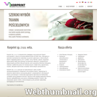 hurtownia tkanin łódź, producent tkanin pościelowych, producent tkanin, producent pościeli dziecięcej, producent tkanin bawełnianych, tkaniny pościelowe
 ./_thumb/korprint.pl.png