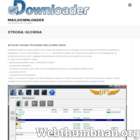 Maildownloader.pl to portal poświęcony programu p2m (peer2mail). Program umożliwia pobieranie (download) oraz wysyłanie (upload) plików na skrzynki mailowe (e-mail). Wsparciem dla tych funkcji są dodatkowej moduły np. sprawdzacz kont, sprawdzacz uploadu. Główną zaletą programu ma być jego żywotność. Oparcie go o powszechnie używane protokoły POP3 oraz IMAP to droga do zapewnienia jego długowieczności. Strona zawiera poradniki, tutoriale odnośnie programu. Pomóż nam współtworzyć ten program. Nawet ty bez umiejętności programowania możesz na pomóc. Zapraszamy na nasz portal.