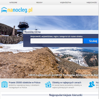 Wyszukiwarka sprawdzonych, najlepszych i najtańszych noclegów w Polsce. Posiadamy dane ponad 35tys. obiektów noclegowych. Tylko sprawdzone i aktualizowane na bieżąco oferty. ./_thumb/nanocleg.pl.png