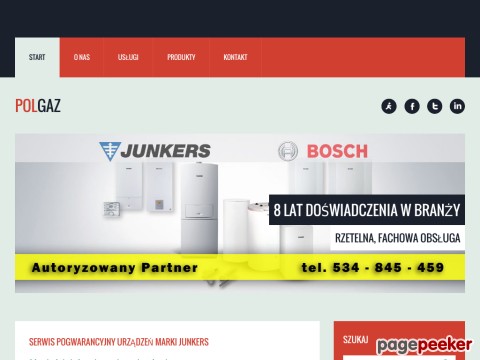 Serwis pogwarancyjny urządzeń marki Junkers Bosch na terenie Piły i okolic.
Nasza firma zajmuje się serwisem, instalacją i obsługą pieców i kotłów gazowych marki JUNKERS BOSCH na terenie Piły i okolic.
- Serwis pogwarancyjny urządzeń marki Junkers
Sprzedaż montaż, naprawa urządzeń grzewczych marki Junkers
- Sprzedaż detektorów tlenku węgla (czadu), automatyki sterującej
- Sprawdzanie szczelności instalacji grzewczych
- Montaż kuchenek gazowych
- Instalacje wodno - kanalizacyjne
- Doradztwo techniczne
- Rzetelna, fachowa obsługa
- Konkurencyjne ceny
- Dyspozycyjność 7 dni w tygodniu ./_thumb/pol-gaz24.pl.png