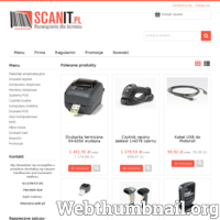 Sklep internetowy oferujący sprzęt dla firm. Czytniki kodów kreskowych, drukarki etykiet oraz komputery ./_thumb/scanit.pl.png