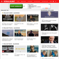 ViralHunt Polska to największy serwis agregujący i porządkujący najpopularniejsze treści i memy w polskim internecie o viralowym zasięgu. VIRAL TOP POLSKA ./_thumb/viralhunt.pl.png