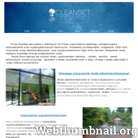 Firma Cleanbet zajmuje się profesjonalnym myciem okien na wysokościach metodą Reach&Wash. Do mycia okien używamy wody demineralizowanej . Oferujemy także usługi z zakresu mycia wysokociśnieniowego. Czyścimy: kostkę brukową, elewacje, dachy. Na życzenie klienta dokonujemy impregnacje agregatem w/w powierzchni. ./_thumb/www.cleanbet.pl.png