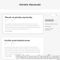 Odwiedź nas i sprawdź co należy zabrać w góry. Blog internetowy Górskie Wycieczki to jedyne takie miejsce w polskiej blogosferze. Zachęcamy serdecznie do skorzystania z odpowiedniej jakości informacji przygotowanych przez najlepszych specjalistów w tej dziedzinie. Zobacz więcej i skorzystaj z informacji o takich sprawach jak odzież górska, jak obuwie niezbędne i bezpieczne w górskich podróżach, a także wiele więcej. Zapraszamy serdecznie ./_thumb/www.gorskiewycieczki.eu.png