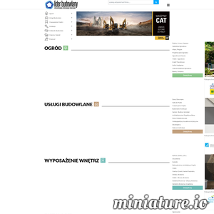Portal Budowlany Liderbudowlany.pl zawiera artykuły z branży budownictwa oraz katalog firm branżowych.