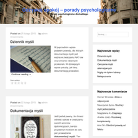 Blog, gdzie można przeczytać porady psychologiczne przydatne dla każdego. Odnajdziemy tu odpowiedzi na pytania: jak zyskać spokój, odkryć siebie. Jak radzić sobie z lękami rodzącymi się w środku człowieka, oraz tymi z zewnątrz. Co daje słowo „ale”. Sposób na poruszanie się nie po schematach. Empiryzm tworzy schemat, w przyszłości reagujesz wg niego, czy słusznie? Jak radzić sobie ze stresem, wiedza, co nam daje to, że się stresujemy. Czy wolno nie myśleć negatywnie? Jak najbardziej, powinno się je zastępować pozytywnym myśleniem. Odpowiedź po co i jak dokładnie to zrobić jest na blogu odzyskaj.eu. Teksty pisane prostym językiem, czyta się je łatwo i przyjemnie.