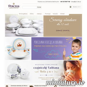 Niezmiernie miło jest nam gościć Państwa w sklepie Porcelis.pl. Nasza oferta zawiera szeroką gamę serwisów obiadowych i kawowych firmy Chodzież. Oferujemy kolekcje porcelany zarówno tradycyjne, nowoczesne jak i codziennego użytku. W porcelis.pl możecie Państwo kupić najwyższej jakości serwisy obiadowe, garnitury do kawy jak również zestawy obiadowo kawowe w atrakcyjnych cenach. Niezmiernie miło jest nam gościć Państwa w sklepie Porcelis.pl. Nasza oferta zawiera szeroką gamę serwisów obiadowych i kawowych firmy Chodzież. Oferujemy kolekcje porcelany zarówno tradycyjne, nowoczesne jak i codziennego użytku. W porcelis.pl możecie Państwo kupić najwyższej jakości serwisy obiadowe, garnitury do kawy jak również zestawy obiadowo kawowe w atrakcyjnych cenach.