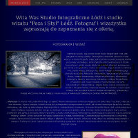 Studio fotograficzne i wizażu Poza i Styl zajmuje się fotografią studyjną oraz plenerową. Wykonujemy zdjęcia ślubne do chrztu, komunii oraz inne okolicznościowe, reportażowe i reklamowe. Wykonujemy profesjonalne portfolio fotograficzne na potrzeby agencji mody i mediów. W studio wizażu prowadzona jest indywidualna nauka makijażu oraz nauka wizażu. Obsługujemy firmowe imprezy integracyjne event w zakresie makijażu dziennego i wieczorowego, fryzjerstwa, konsultacji stylistycznych oraz fotografii rodzinnej. Prowadzimy wypożyczalnię luster charakteryzatorskich. Przygotowujemy modelki i modeli do sesji fotograficznych i pokazów mody również w terenie. Wykonujemy także indywidualne sesje zdjęciowe w formie niespodzianki dla niej lub dla niego. Zdjęcia studyjne oprawiane są w albumy. ./_thumb/www.pozaistyl.pl.png