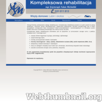 Profesjonalna rehabilitacja domowa. Terapia plastrami (kinesiotaping). Rehabilitacja po udarze. Wypożyczalnia SZYN CPM. Tel. 531 011 813 ./_thumb/www.rehabilitacja.lubin.pl.png