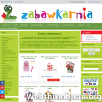 Sklep z zabawkami  oferuje tanie  ZABAWKI DREWNIANE dla dzieci w każdym przedziale wiekowym - klocki LEGO, maskotki, Goki, PlanToys, marionetki. Zapraszamy! ./_thumb/www.zabawkarnia.com.pl.png