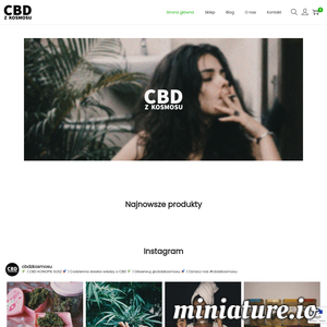 CBD Z KOSMOSU to profesjonalny sklep z produktami CBD oraz produktami z konopii. Wszystkie artykuły dostępne w sklepie są legalne. Sprawdź! ./_thumb1/cbdzkosmosu.pl.png