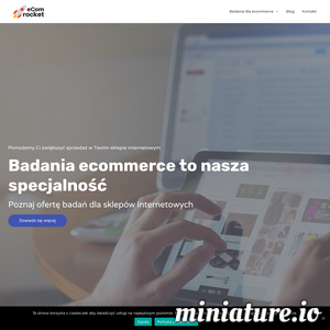 eCom Rocket to agencja, która pomaga rozwijać ecommerce. Badamy UX, satysfakcję klientów i materiały reklamowe. Zwiększamy sprzedaż w sklepach internetowych.  ./_thumb1/ecomrocket.pl.png