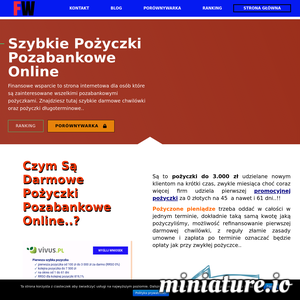 Pożyczki Pozabankowe Online to, szybkie chwilówki i pożyczki długoterminowe. Ranking, porównywarka, promocyjne pożyczki oraz blog z poradami i opisami .