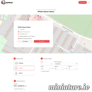 Epaga Gdynia - Tani kurier i przesyłki kurierskie w Gdyni i Trójmiaście. Zamów kuriera do domu online w Gdyni i Trójmiaście. Wysyłaj w punktach kurierskich w całej Polsce. Najtańsze paczki do Polski i za granicę! Jesteśmy owoczesną platformą wysyłkową umożliwiającą wysyłkę paczek zarówno na terenie całego kraju jak i za granicę. Od lat wyróżnia nas szeroki wachlarz usług oraz dbałość o ich najwyższą jakość i niską cenę. Poprzez współpracę z najlepszymi firmami kurierskimi takimi jak UPS, DPD, Geis, InPost, FedEx, Paczkomaty, DHL zawsze zapewniamy naszym klientom najkorzystniejsze warunki. Odpowiadając na nieustannie rozwijający się handel międzynarodowy, ciągle poszerzamy naszą ofertę o możliwość wysyłki paczek nawet w najbardziej odległe zakątki świata. Nasi kurierzy codziennie przemierzają tysiące kilometrów aby na czas dostarczyć nawet najbardziej niestandardowe przesyłki ./_thumb1/gdynia-obluze.epaka.pl.png