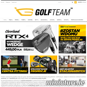 Golfteam to sklep internetowy oferujący produkty do gry w golfa. W asortymencie znajdziesz najważniejsze elementy wyposażenia tj. kije golfowe, torby, piłeczki golfowe i wiele innych. Oferta skierowana jest zarówno dla profesjonalnych graczy, dla amatorów czy juniorów. Oprócz niezbędnych narzędzi do gry, oferujemy również akcesoria oraz odzież do gry w golfa. Wśród produktów znajdziesz propozycje zarówno dla kobiet jak i mężczyzn. Niezależnie od stopnia zaawansowania i płci wybierzesz coś dla siebie!