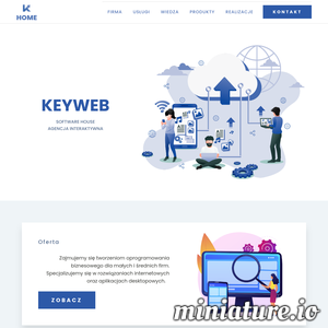 Zajmujemy się tworzeniom oprogramowania biznesowego dla małych i średnich firm. Specjalizujemy się w rozwiązaniach internetowych oraz aplikacjach desktopowych.    ./_thumb1/keyweb.pl.png