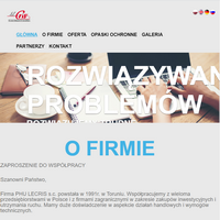 Firma PHU LECRIS - opaski ochronne, przeciwrozbryzgowe, pompy przemysłowe, maszyny, części zamienne oraz inne akcesoria dla przemysłu, jak również współpraca handlowo-techniczna.