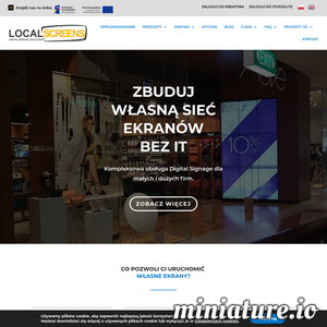 Zbuduj własną sieć monitorów reklamowych bez grafika i działu IT. Kompleksowa obsługa monitorów reklamowych dla małych i dużych firm.