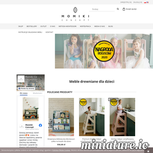 Sklep internetowy z drewnianymi meblami dla dzieci.  ./_thumb1/momiki.pl.png