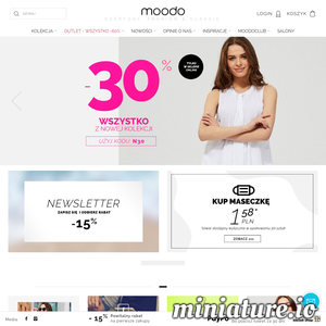 Moodo jest sklepem internetowym, który specjalizuje się w sprzedaży odzieży dla kobiet. W ich ofercie można znaleźć wiele ciekawych inspiracji odzieżowych oraz samych ubrań, które wyróżniają się nowoczesnym stylem. W sklepie dostępne są propozycje w wielu rozmiarach i krojach. ./_thumb1/moodo.pl.png