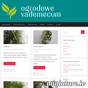 Doświadczenie, wiedza, talent.
Najlepsza strona o kwiatach. Wiedza zawarta w vademecum, przyda się nie jednemu ogrodnikowi. ./_thumb1/ogrodowevademecum.pl.png