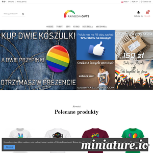 Zbliżają się święta oraz Mikołajki. Jeśli nie masz pomysłu na prezent dla bliskiej osoby, zapoznaj się z ofertą sklepu Rainbow Gifts. Koszulka z tęczowym logo lub z własnym, to ciekawy podarunek, który na pewno przypadnie do gustu każdemu fanu parady równości i tego typu wydarzeń.

Rainbow Gifts to sklep z szerokim asortymentem, w którym otrzymać można nie tylko koszulki z tęczą, lecz także przypinki, kubki i inne akcesoria.

Sklep internetowy z gadżetami dla osób popierających środowisko LGBT, to doskonałe miejsce do zaopatrzenia się w niezbędne dodatki na parady równości, marsze i wystąpienia.

Rainbow Gifts oferuje niezwykle korzystne ceny oraz wysoką jakość produktów, które posiada w swojej ofercie.

Koszulki z nadrukiem tęczy są przeznaczone zarówno dla mężczyzn, jak i kobiet. Można je dowolnie personalizować, wybierając swój wzór oraz kolor samej koszulki.
Każda z koszulek posiada zabawny nadruk, który połączony jest z tęczowym, charakterystycznym elementem.

Jeśli int ./_thumb1/rainbowgifts.pl.png