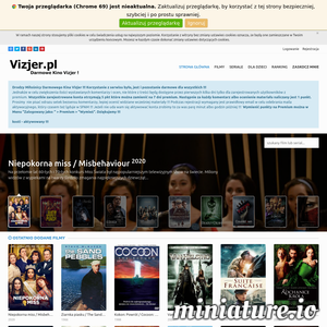 Vizjer.pl - Filmy i seriale online za darmo ! Darmowe filmy, filmy online, seriale online, darmowe seriale. Seriale za darmo, filmy za darmo. Darmowe Kino wszystkich kin.