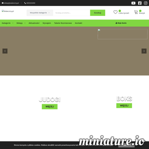 Sklep online z bogatą ofertą akcesoriów sportowych takich jak: rękawice bokserskie, judogi, ochraniacze, kaski. Marka WALECZNY.pl została oficjalnym dystrybutorem marki Green Hill na terenie Polski. Ponadto w sklepie znajduje się sekcja Sklepy Klubowe, gdzie współpracujące z WALECZNY.pl kluby oferują sygnowane ich logotypami ubrania i akcesoria w bardzo korzystnych cenach.

WALECZNY.pl - bądź lepszą wersją siebie.