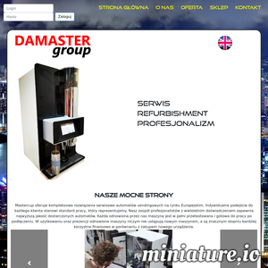 Mastercup oferuje kompleksowe rozwiązania serwisowe automatów vendingowych na rynku Europejskim. ./_thumb1/www.damastergroup.com.png