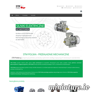 STM Polska jest jedną z najbardziej doświadczonych firm w dziedzinie przekładni ślimakowych oraz motoreduktorów. Nasze produkty charakteryzują się wysoką jakością. Staramy się zawsze odpowiadać na indywidualne potrzeby naszych klientów. Jeśli potrzebujesz specjalnego rodzaju przekładni - poinformuj nas o tym, a nasi konsultanci postarają się pomóc. Wszystkie przekładnie mechaniczne wykonujemy zgodnie ze światowymi standardami. Zapraszamy do zakupów!
