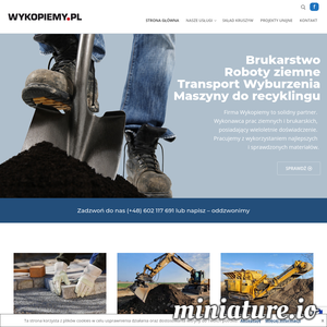 Brukarstwo, prace ziemne, wynajem koparek. Wieloletnie doświadczenie, tanio i solidnie. Transport, wyburzenia, recykling. Rzetelny partner, atrakcyjne ceny. Śląsk, Gliwice, Zabrze, Bytom, Tarnowskie Góry ./_thumb1/wykopiemy.pl.png