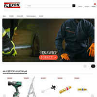 Twoim zaufanym partnerem w dziedzinie BHP, elektronarzędzi, artykułów ściernych oraz chemii i profesjonalnych środków czystości.

Od lat dostarczamy najwyższej jakości produkty dla firm i klientów indywidualnych, dbając o bezpieczeństwo i wygodę pracy. W ofercie sklepu m.in. odzież robocza i obuwie ochronne, rękawice ochronne Flexon, elektronarzędzia Stalco.

W FLEXON stawiamy na niezawodność, nowoczesne technologie i profesjonalną obsługę. Dzięki temu masz pewność, że wybierasz sprawdzone rozwiązania dostosowane do Twoich potrzeb.

Bezpieczeństwo. Jakość. Profesjonalizm.
