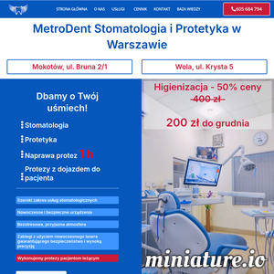 Nasze gabinety oferują pełny zakres usług stomatologicznych. Oprócz leczenia endodontycznego oraz profesjonalnej chirurgii zębowej, zajmujemy się również protetyką.

Zdając sobie sprawę, jakim utrudnieniem może stać się życie bez niezbędnej protezy, uruchomiliśmy pogotowie protetyczne, w którym wykonujemy ekspresowe naprawy. Świadczymy usługi protetyczne również dla osób z niepełnosprawnością oraz rezydentów domów opieki społecznej i hospicjów.
