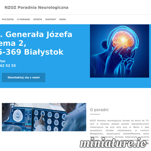 NZOZ Poradnia neurologiczna istnieje od końca lat 70-tych w budynku zespołu poradni specjalistycznych mieszczącym się przy ulicy przy ul. Bema 2. Jako sprawdzony ośrodek zlokalizowany w centrum Białegostoku, dysponujemy wykwalifikowaną kadrą lekarską. Zapewniamy fachową diagnostykę i leczenie schorzeń związanych z funkcjonowaniem układu nerwowego. Udzielamy świadczeń finansowanych w ramach umowy z NFZ.